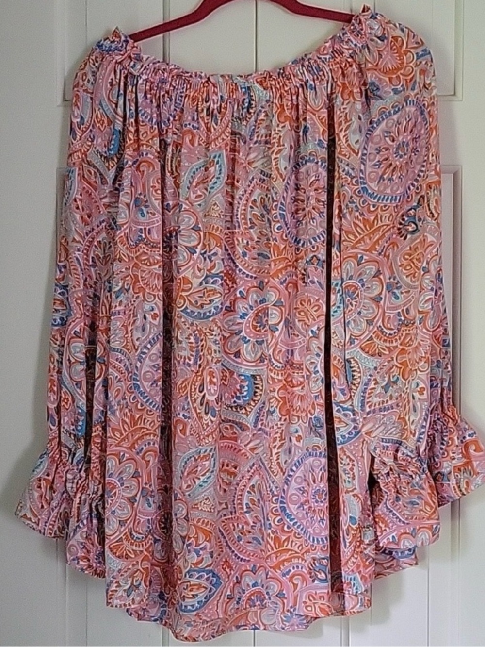 Talbots Pink Paisley Blouse